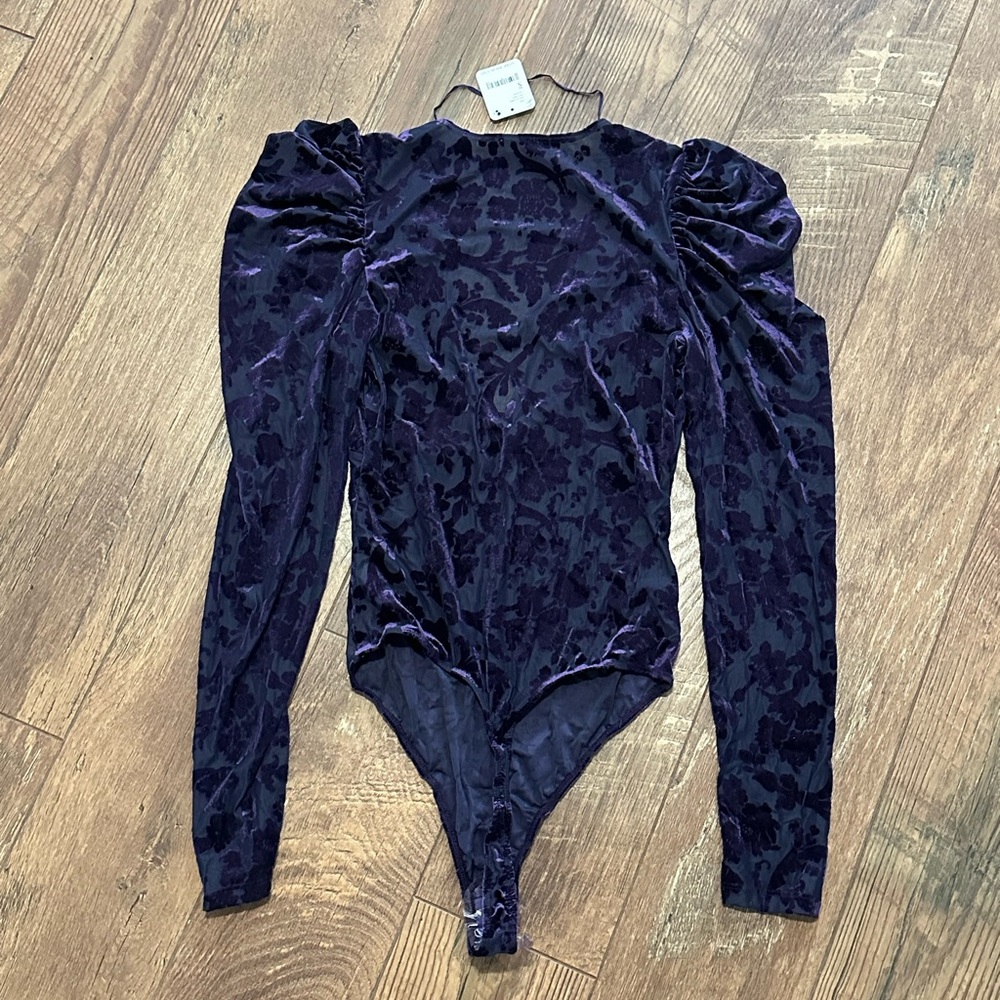 Free People Magic Hour Bodysuit Deep Sea Size Small - Picture 4 of 6